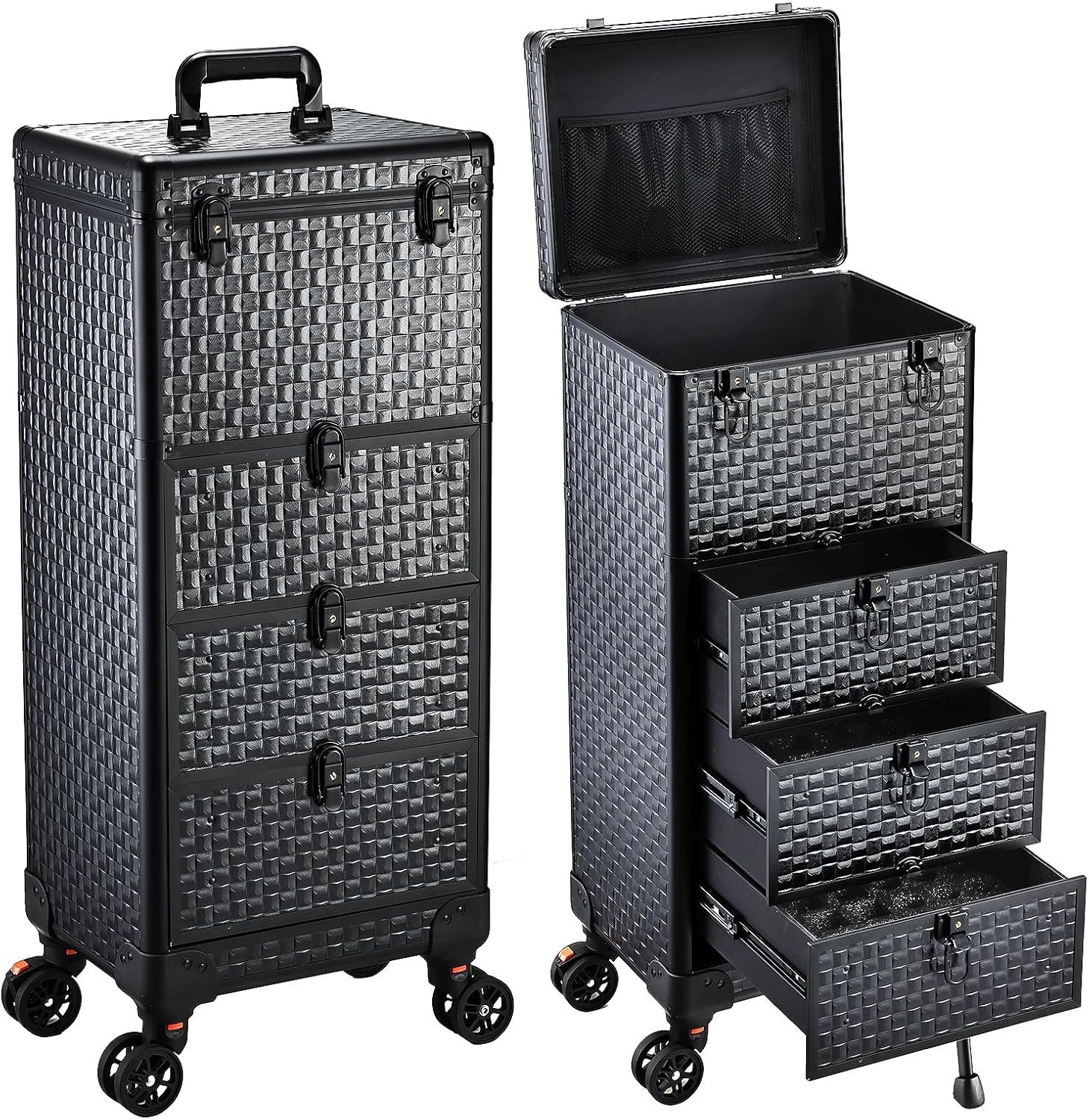 Spa & Wellness Jura Resort Centre De Loisirs Des Franches Montagnes - Rolling Salon Cart with 3 Drawers,