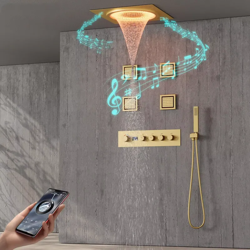 Smart LED Shower Set Bathroom  - Spa & Wellness Jura Resort Centre De Loisirs Des Franches Montagnes ulasan dan harga