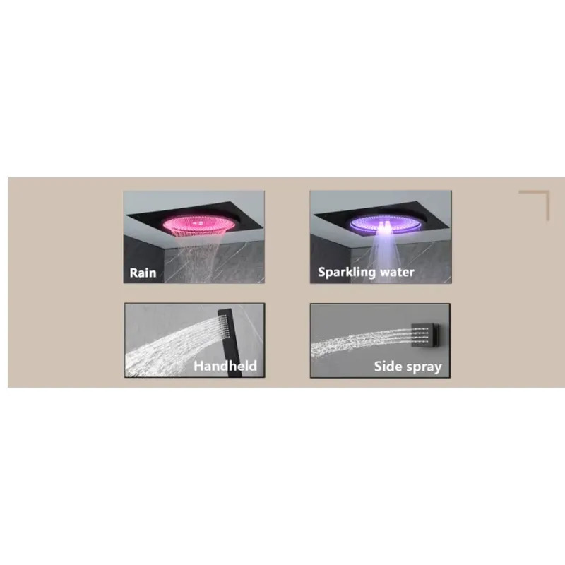 Smart LED Shower Set Bathroom  - Spa & Wellness Jura Resort Centre De Loisirs Des Franches Montagnes ulasan dan harga