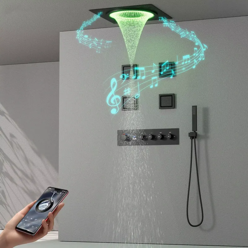 Smart LED Shower Set Bathroom  - Spa & Wellness Jura Resort Centre De Loisirs Des Franches Montagnes ulasan dan harga