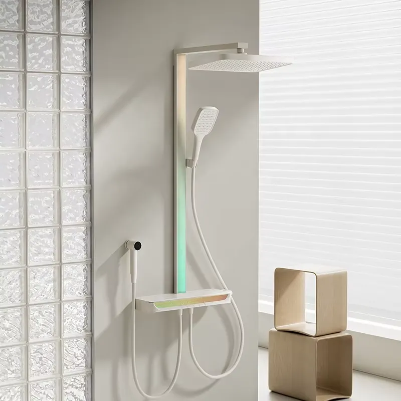 Brass Digital Waterfall Shower - Spa & Wellness Jura Resort Centre De Loisirs Des Franches Montagnes ulasan dan harga