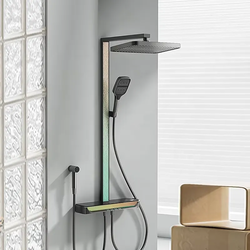 Brass Digital Waterfall Shower - Spa & Wellness Jura Resort Centre De Loisirs Des Franches Montagnes ulasan dan harga