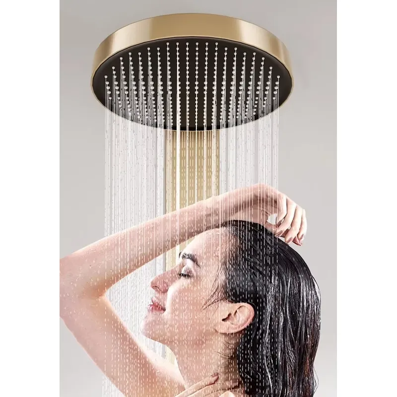 Brass Rainfall Shower Panel Se - Spa & Wellness Jura Resort Centre De Loisirs Des Franches Montagnes ulasan dan harga